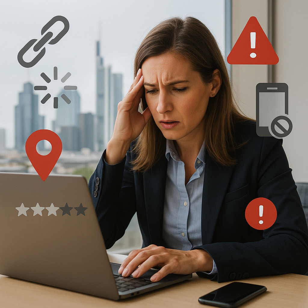 Die größten SEO-Fehler, die Frankfurter Unternehmen machen (und wie du sie vermeidest)