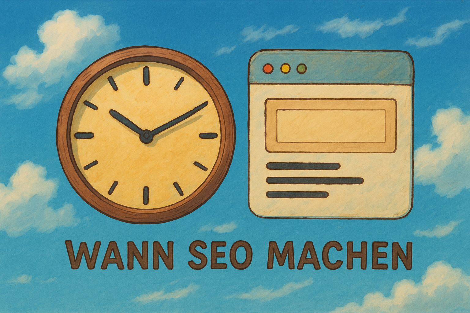 Wann sollte man SEO machen? (Was benötigt man)